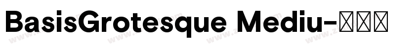 BasisGrotesque Mediu字体转换